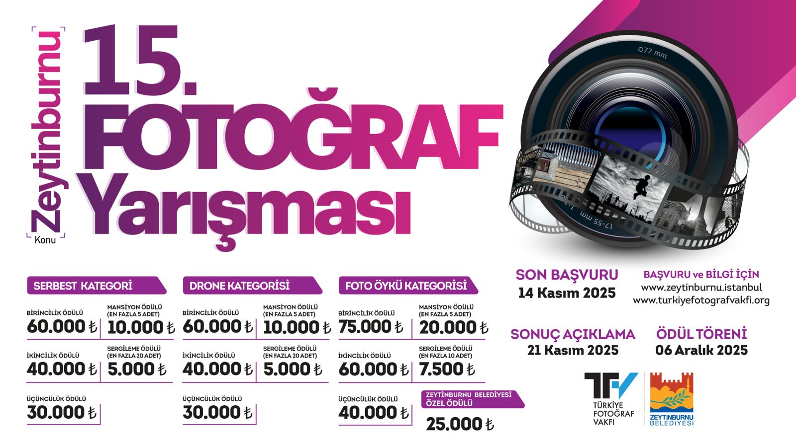 Zeytinburnu Fotoğraf Yarışması 2025 Son Başvuru Tarihi ertelendi !